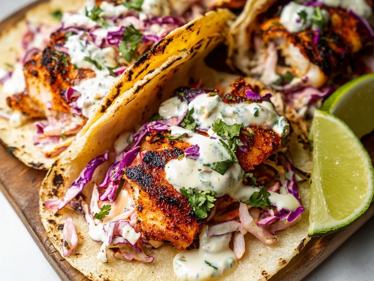 Blackened Fish Tacos: Spicy, Flavorful & Quick - Featured Image