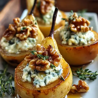 Blue Cheese Stuffed Pears: Elegant Appetizer
