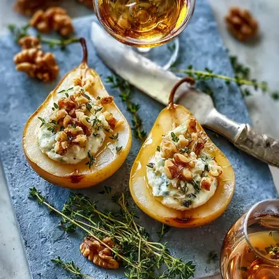 Blue Cheese Stuffed Pears: Savory Bites for Any Gathering