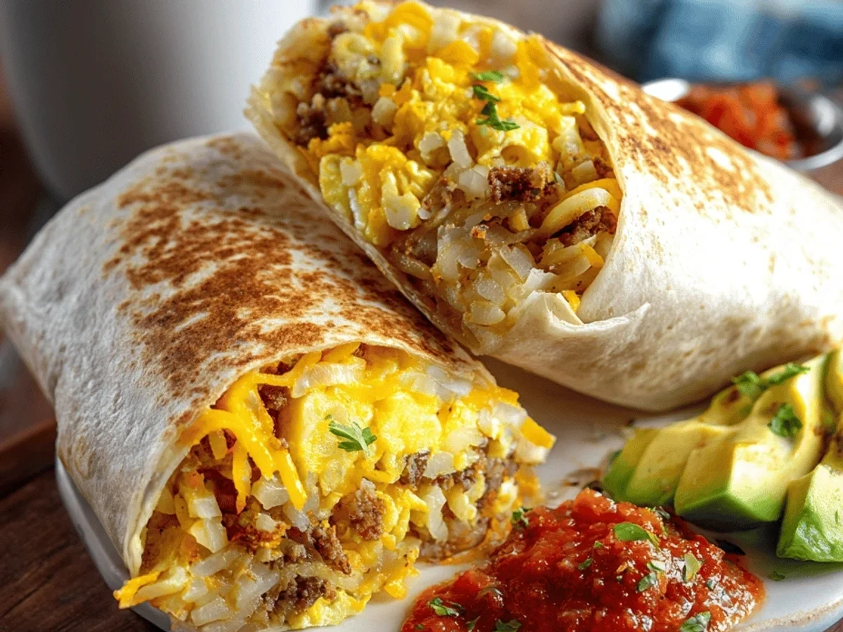 Breakfast Burrito with Hash Browns: My Easy Recipe! - Featured Image