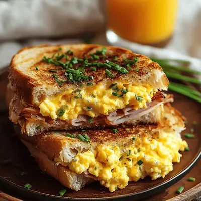 Breakfast Grilled Cheese: My Ultimate Ham & Egg Sandwich