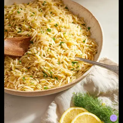 Bright & Zesty Lemon Orzo: Sunshine in a Bowl