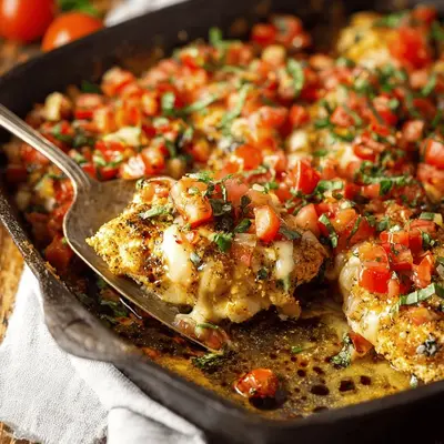 Bruschetta Chicken Bake Recipe