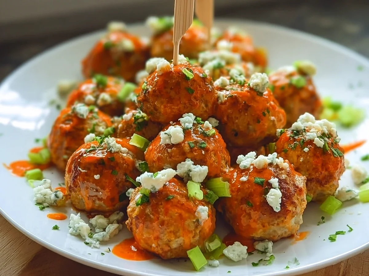 Buffalo Chicken Meatballs: Spicy Appetizer or Meal - Featured Image