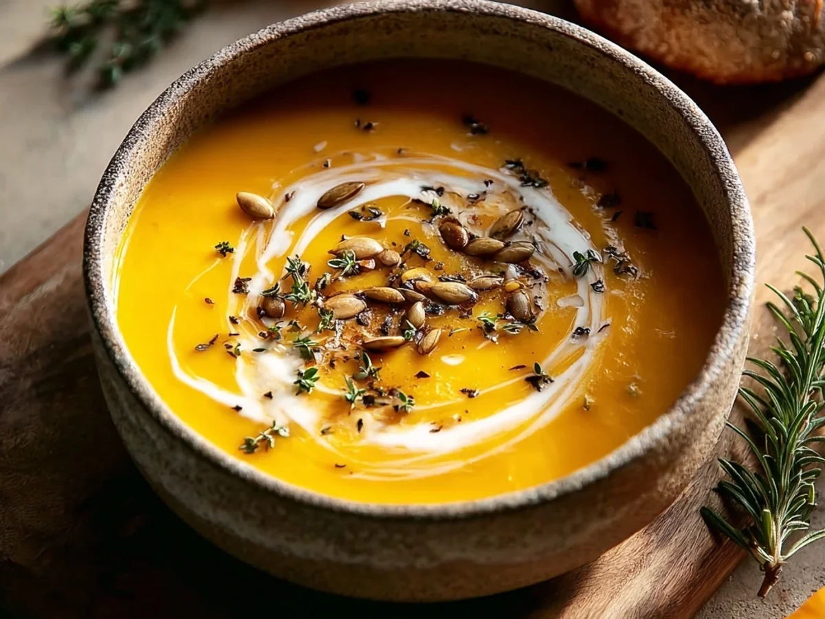 Butternut Squash Soup Recipe: Velvety Homemade Flavor - Featured Image