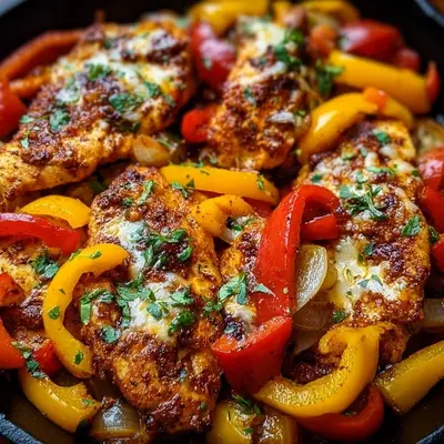 Cajun Chicken with Sweet Bell Peppers