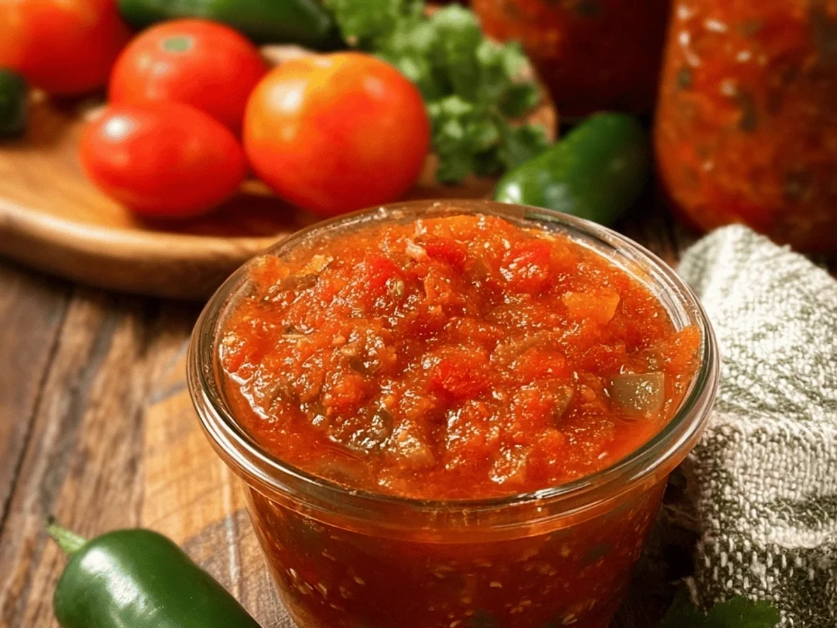 Canning Salsa Recipe: Tangy Garden Fresh Jars - Featured Image