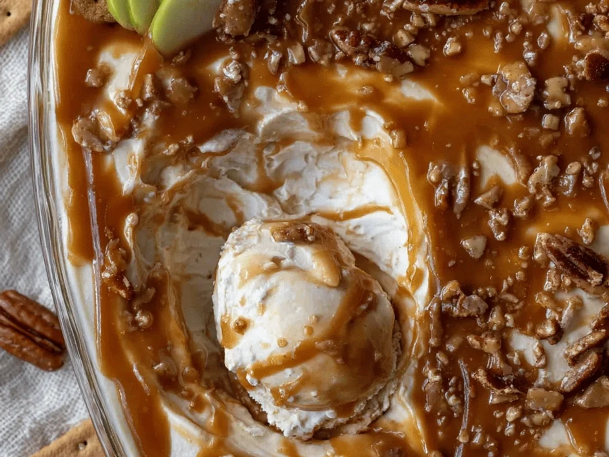 Caramel Apple Cheesecake Dip: Easy Dessert Recipe! - Featured Image