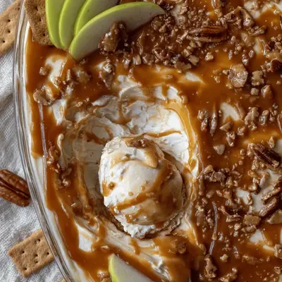 Caramel Apple Cheesecake Dip: Easy Dessert Recipe!
