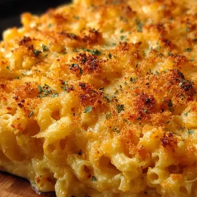 Cheesy Creamy Baked Mac and Cheese Recipe