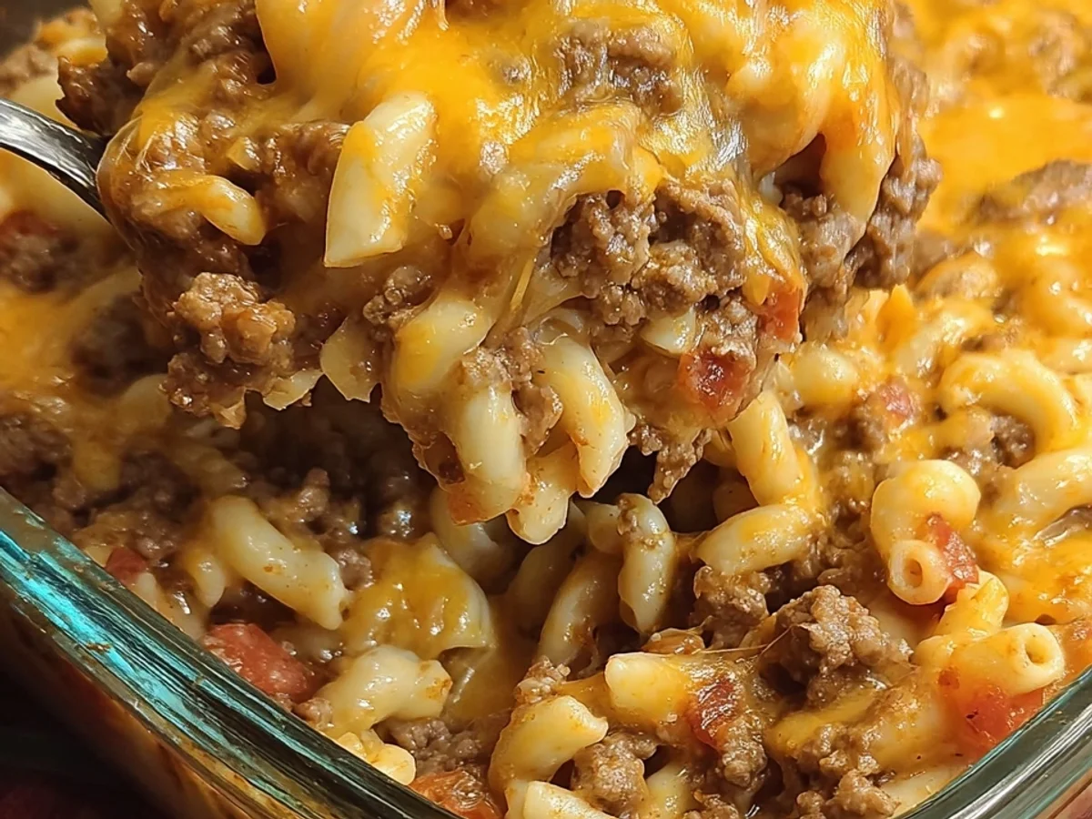 Cheesy Hamburger Casserole: Easy Family Dinner - Featured Image
