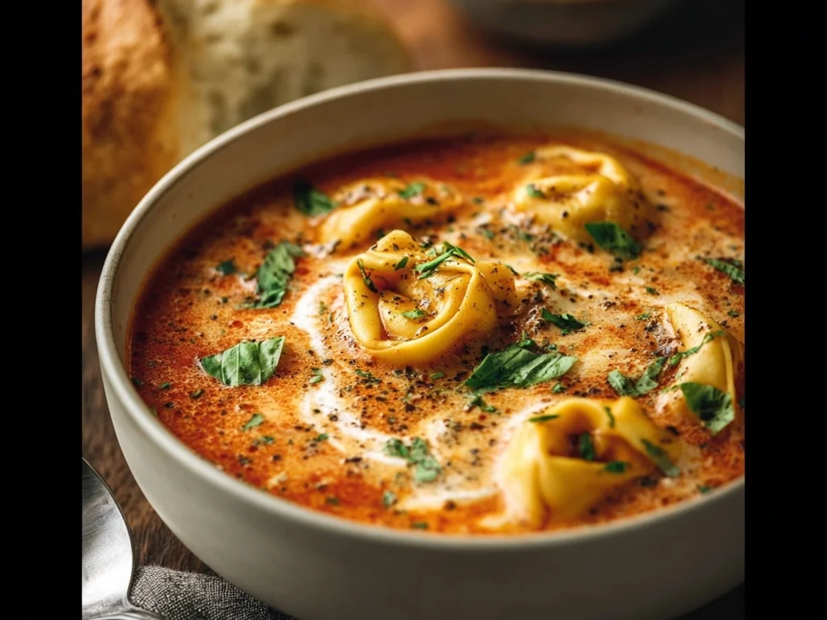 Cheesy Tomato Tortellini Soup: Quick Comfort Bowl - Featured Image
