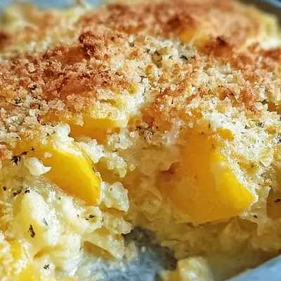 Cheesy Yellow Squash Casserole Recipe