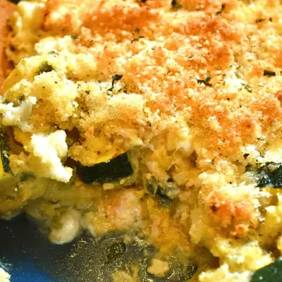 Cheesy Zucchini Squash Casserole Recipe