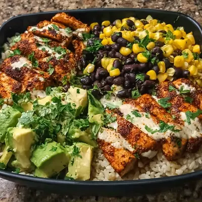 Chipotle Chicken Bowl: High Protein Meal Prep Recipe