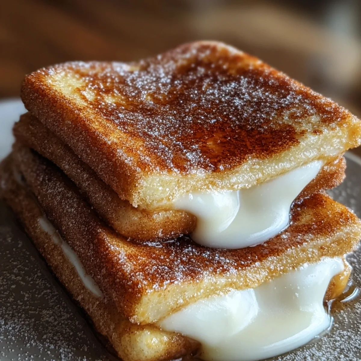 Churro Stuffed French Toast with Cinnamon Sugar