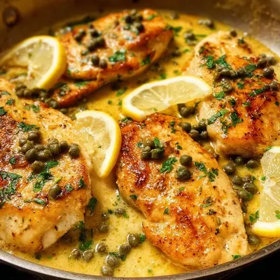 Classic Chicken Piccata: Lemon-Caper Sauce Recipe