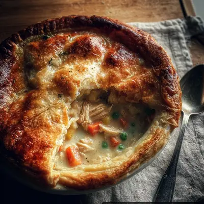 Classic Chicken Pot Pie Recipe: Flaky Crust, Hearty Filling