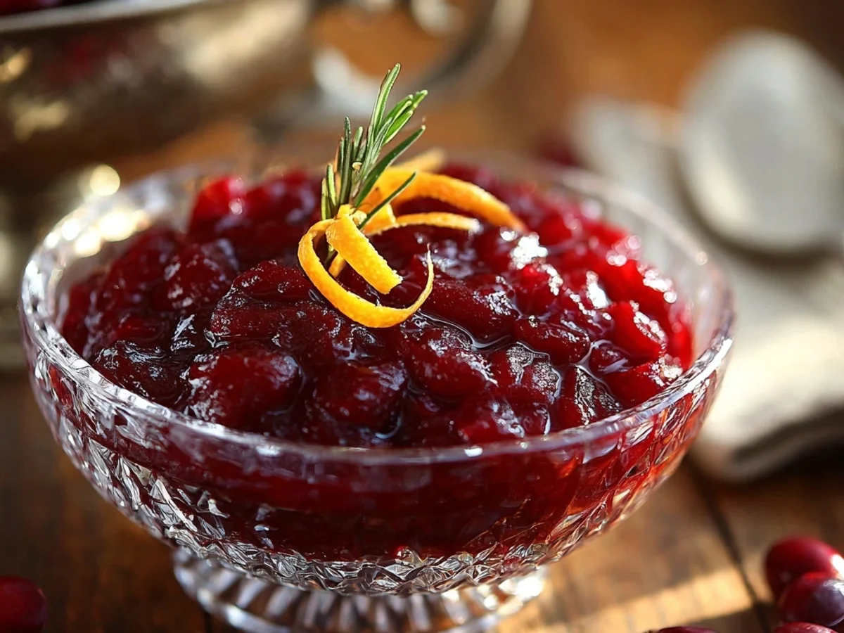 Classic Christmas Cranberry Sauce: My Tangy Holiday Side - Featured Image