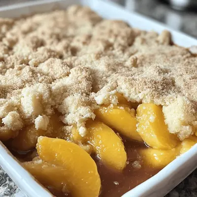 Classic Fresh Southern Peach Cobbler Recipe