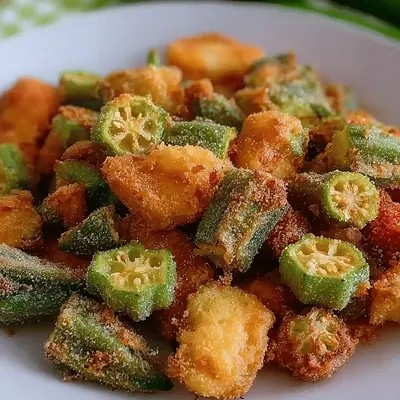Classic Fried Okra and Tomatoes Recipe