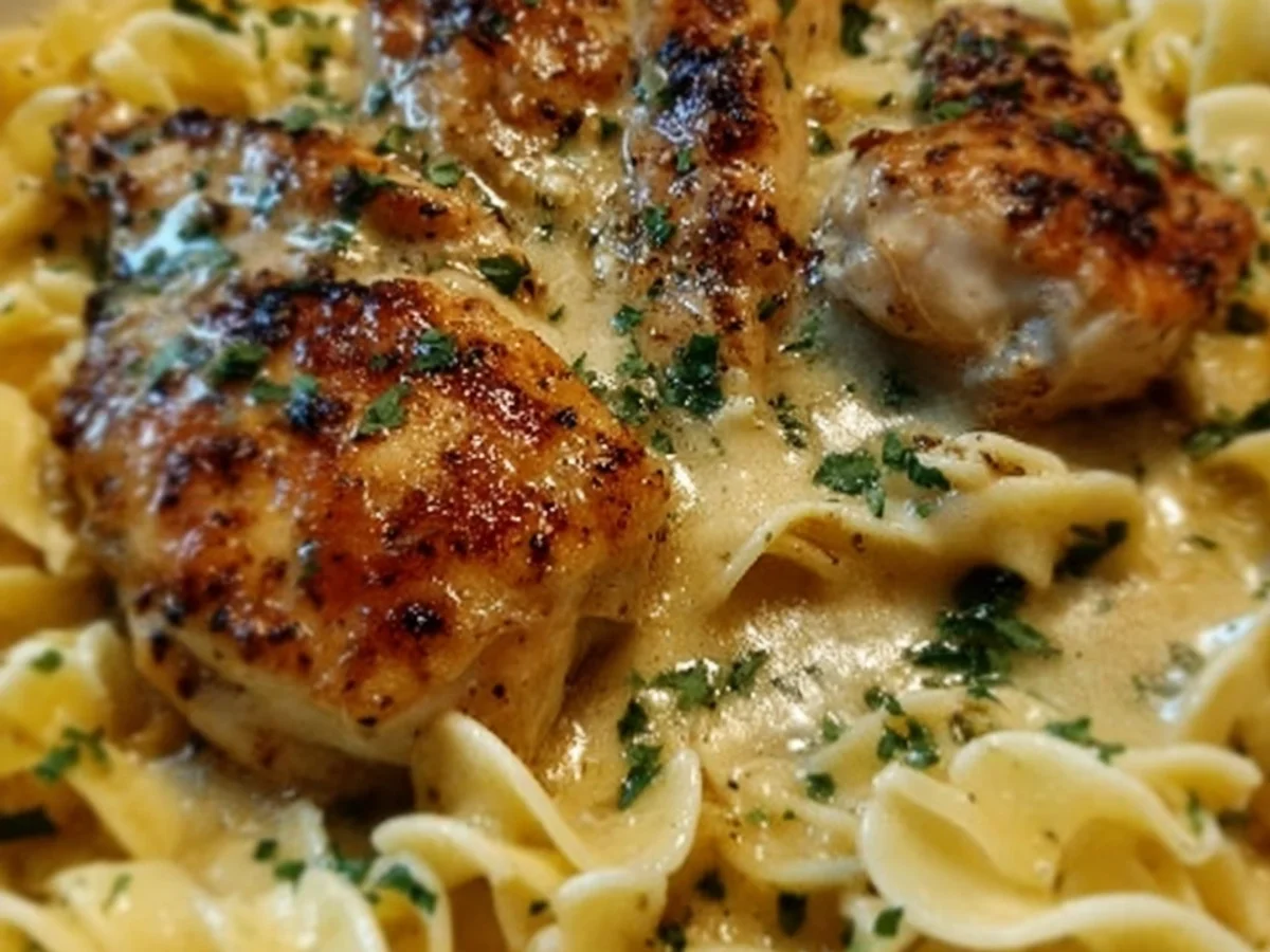 Comforting Chicken & Buttered Noodles Dinner - Featured Image