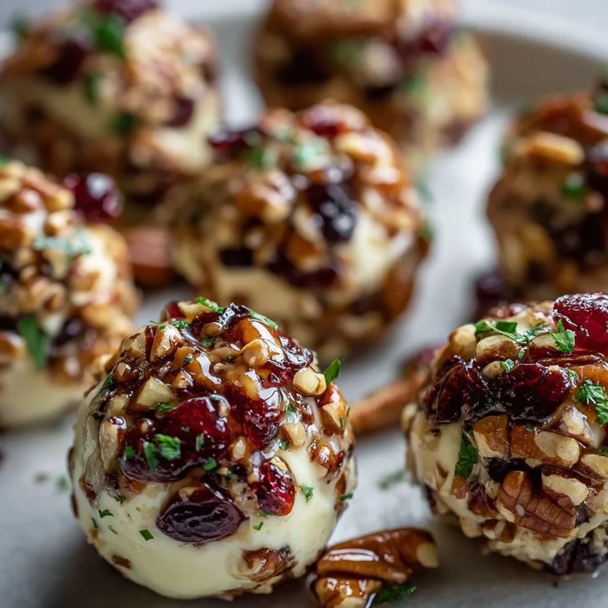 Cranberry Pecan Cheese Truffles: Festive Appetizer