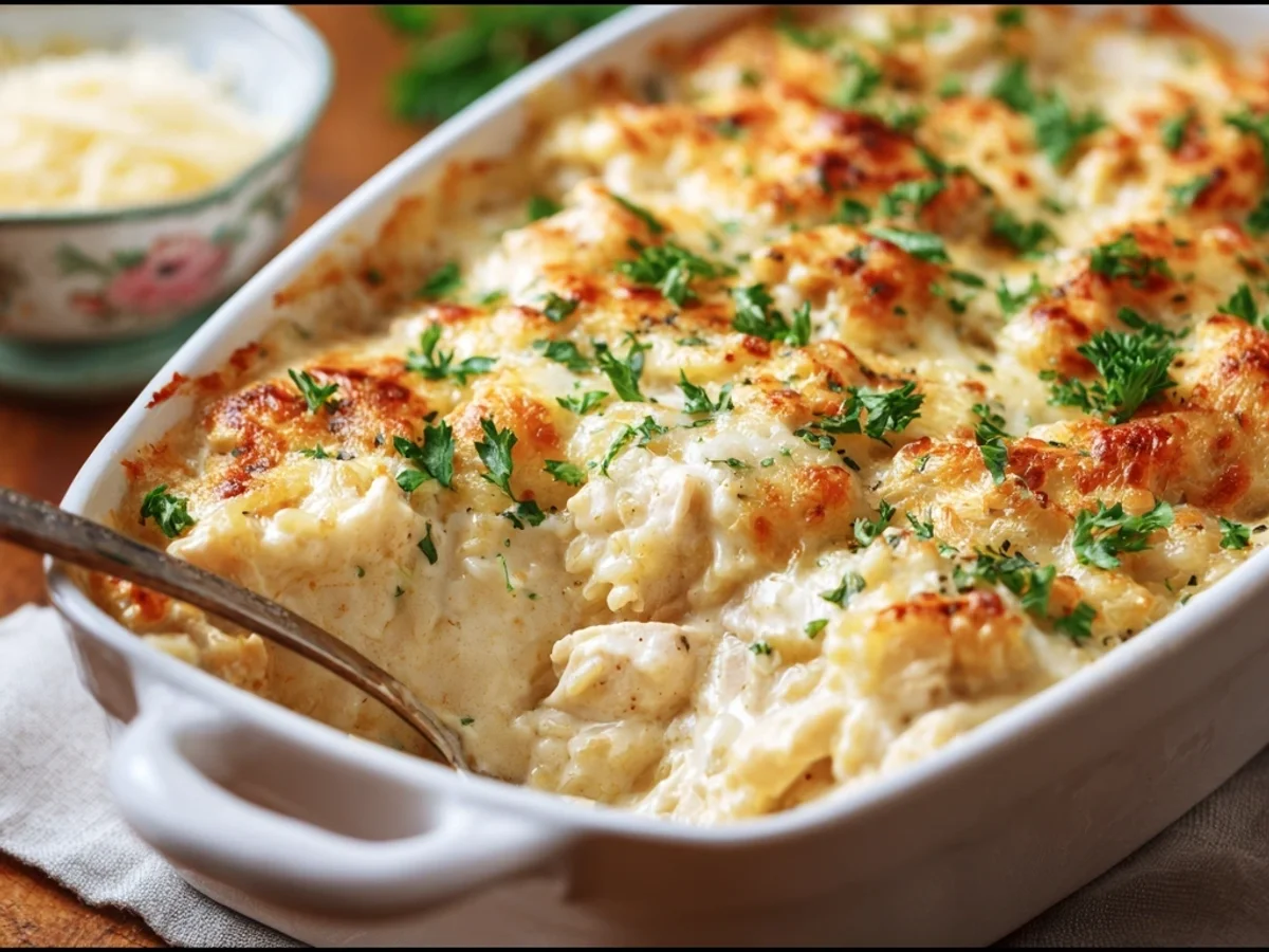 Creamy Angel Chicken Rice Casserole: Family Favorite - Featured Image