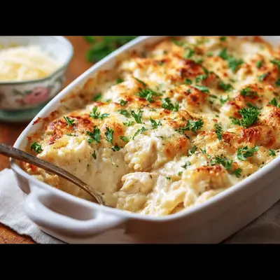 Creamy Angel Chicken Rice Casserole: Family Favorite