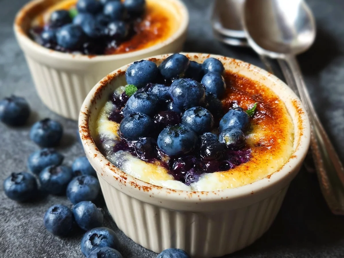 Creamy Baked Blueberry Cottage Cheese Bowls - Featured Image