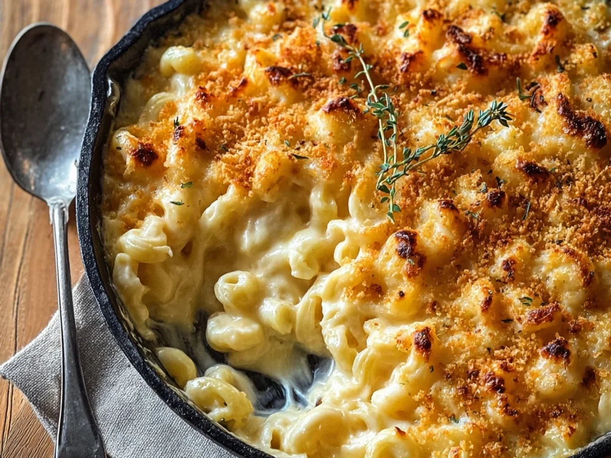 Creamy Baked Mac and Cheese with a Golden Crust - Featured Image