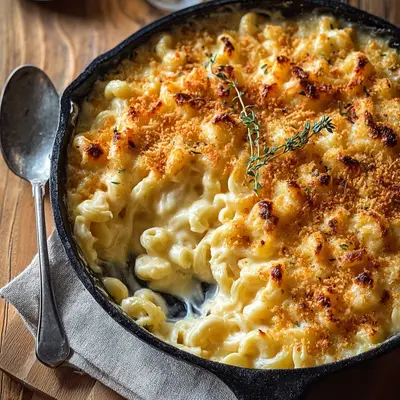 Creamy Baked Mac and Cheese with a Golden Crust