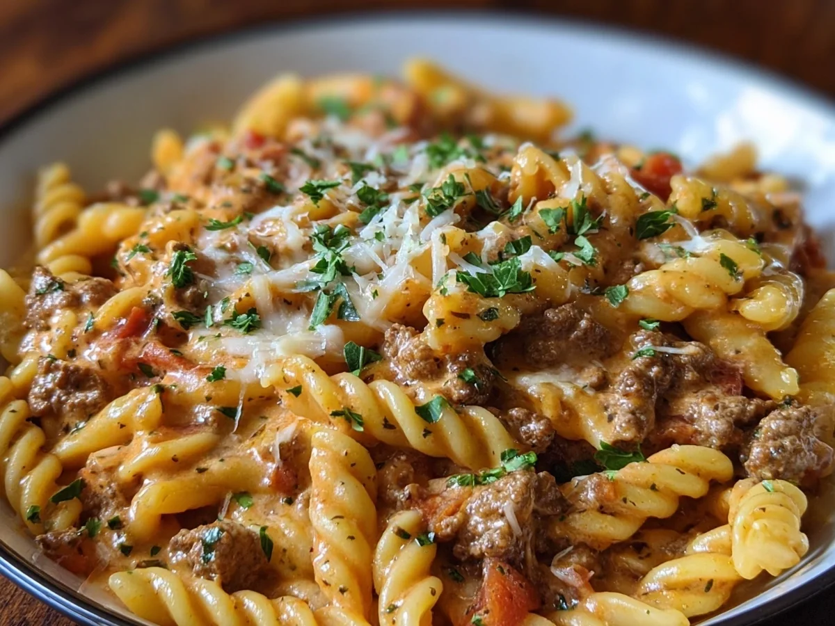 Creamy Beef Pasta: Hearty Weeknight Dinner - Featured Image