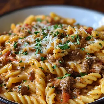 Creamy Beef Pasta: Hearty Weeknight Dinner