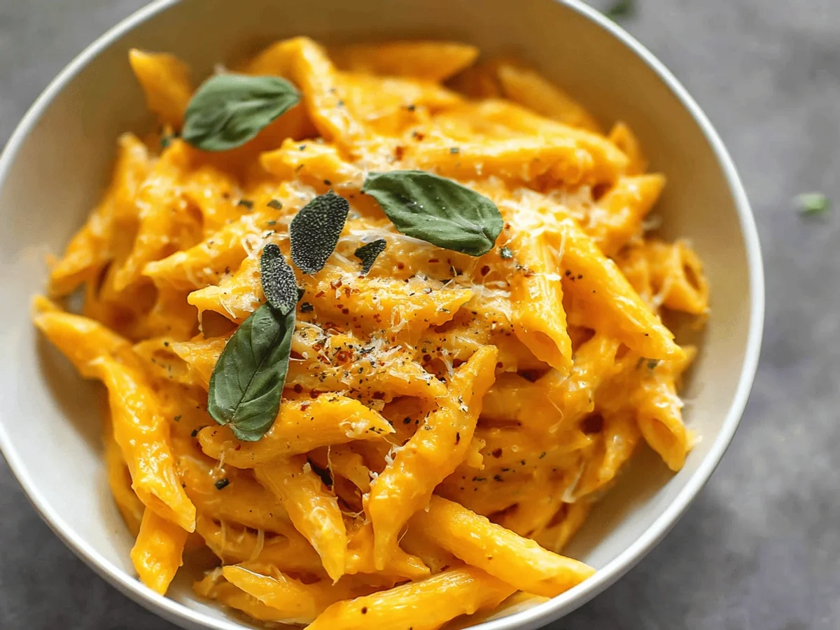 Creamy Butternut Squash Pasta Recipe - Featured Image