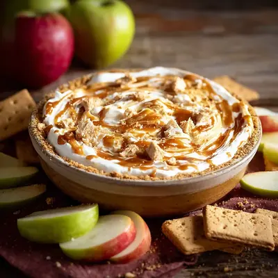 Creamy Caramel Apple Cheesecake Dip Recipe