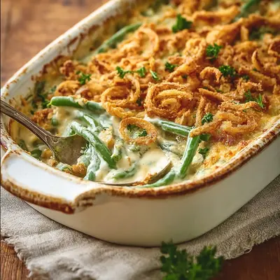 Creamy Cheesy Green Bean Casserole: A Family Favorite
