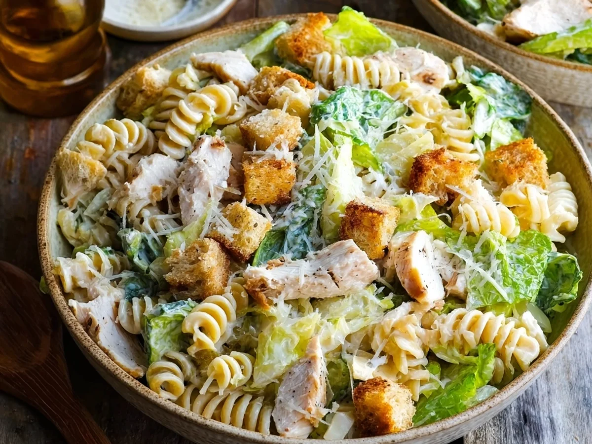 Creamy Chicken Caesar Pasta Salad: Quick Weeknight Meal - Featured Image