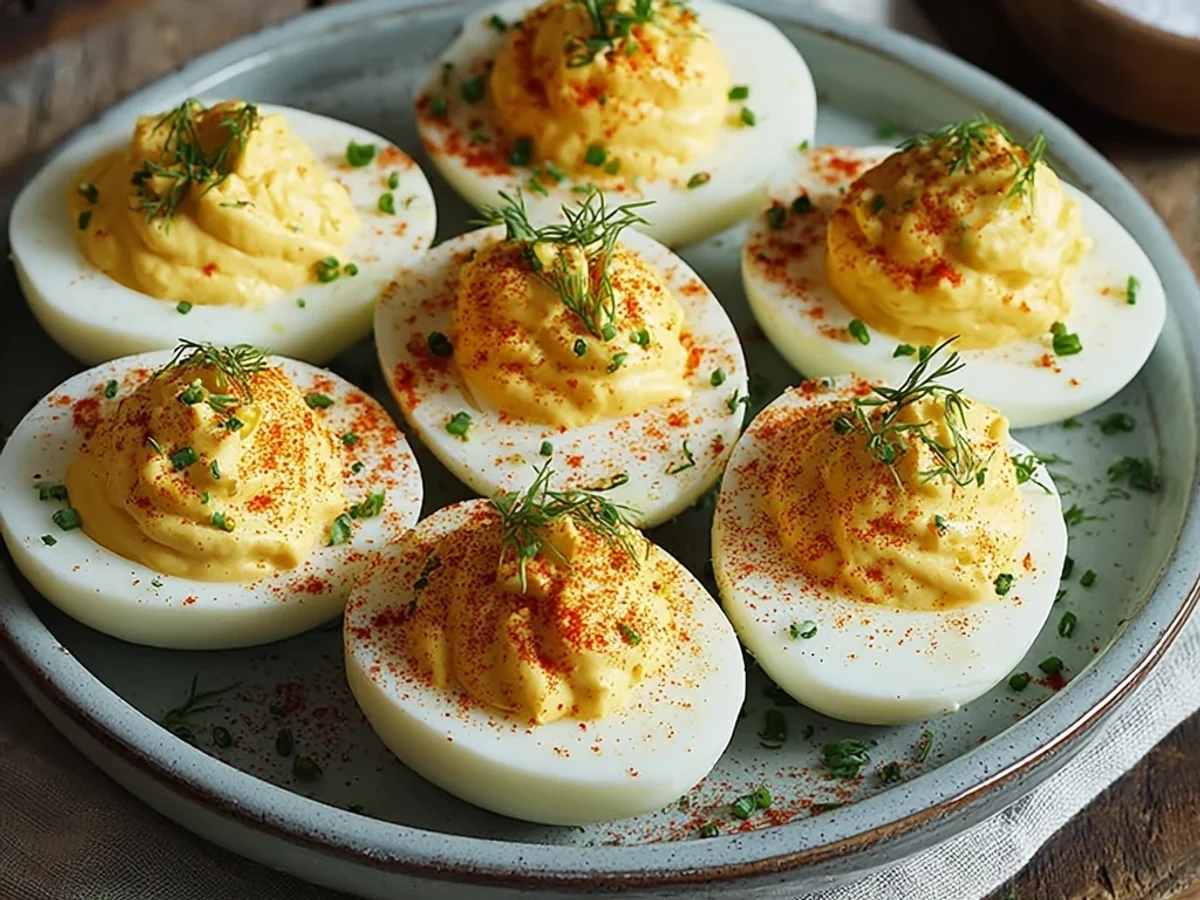Creamy Classic Deviled Eggs: Easy Party Bites - Featured Image
