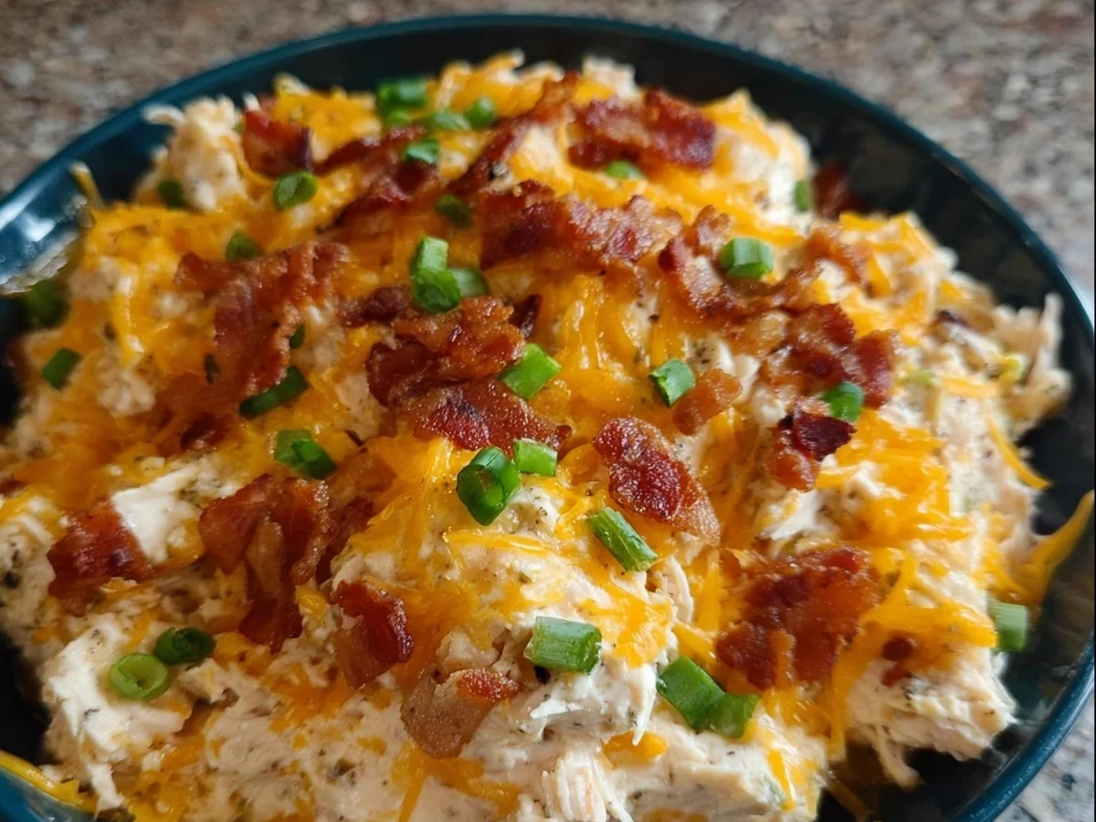 Creamy Crockpot Crack Chicken Dinner - Featured Image