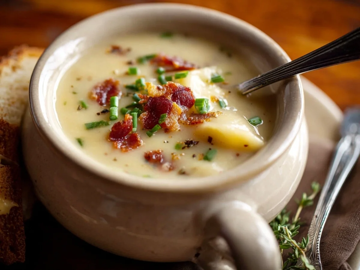 Creamy Crockpot Potato Soup: Simple Homestyle Comfort - Featured Image