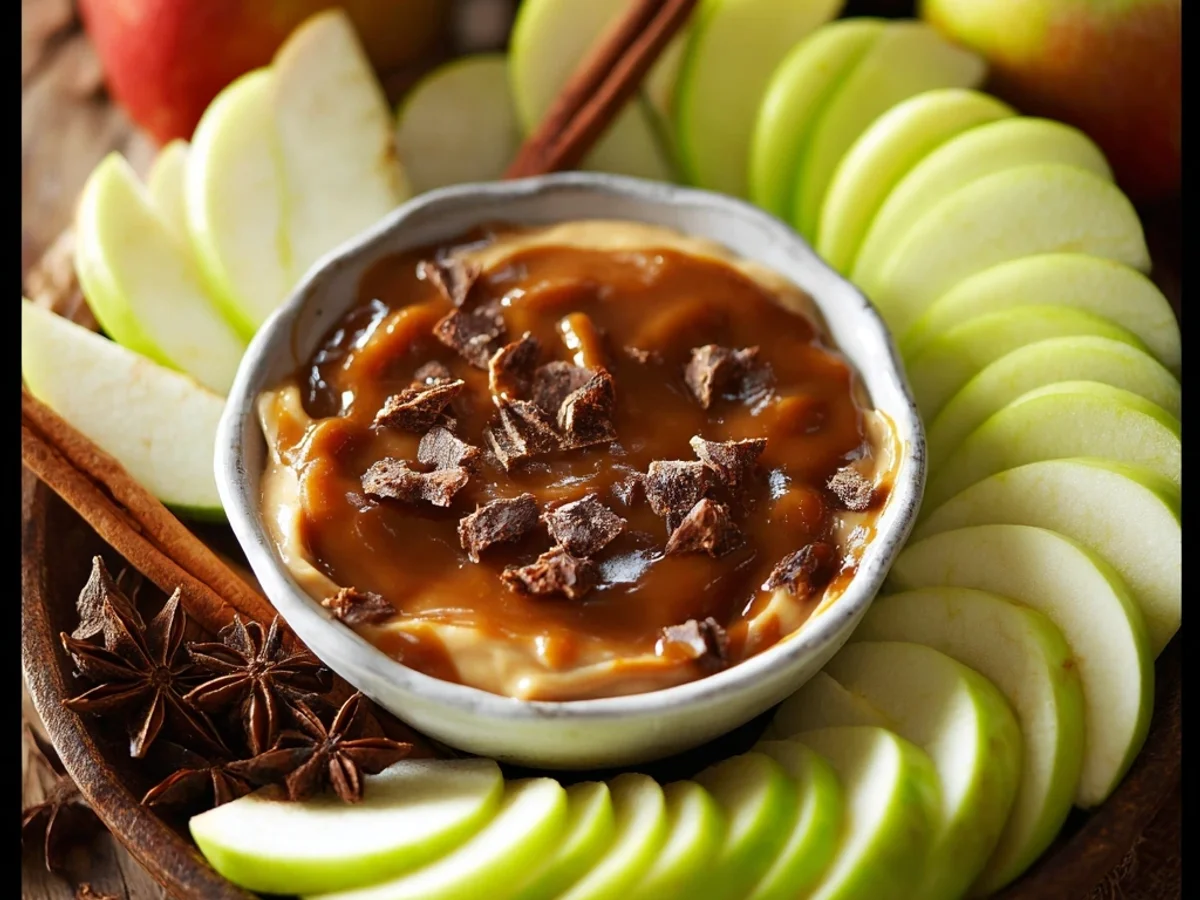 Creamy Easy Caramel Apple Dip for Fall Fun - Featured Image