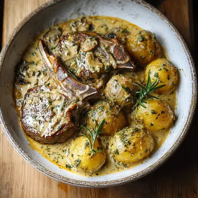 Creamy Garlic Lamb Chops Crockpot: Easy Weeknight Dinner