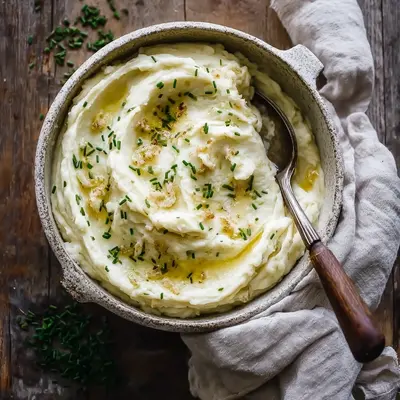 Creamy Garlic Mashed Potatoes: A Rich & Flavorful Side