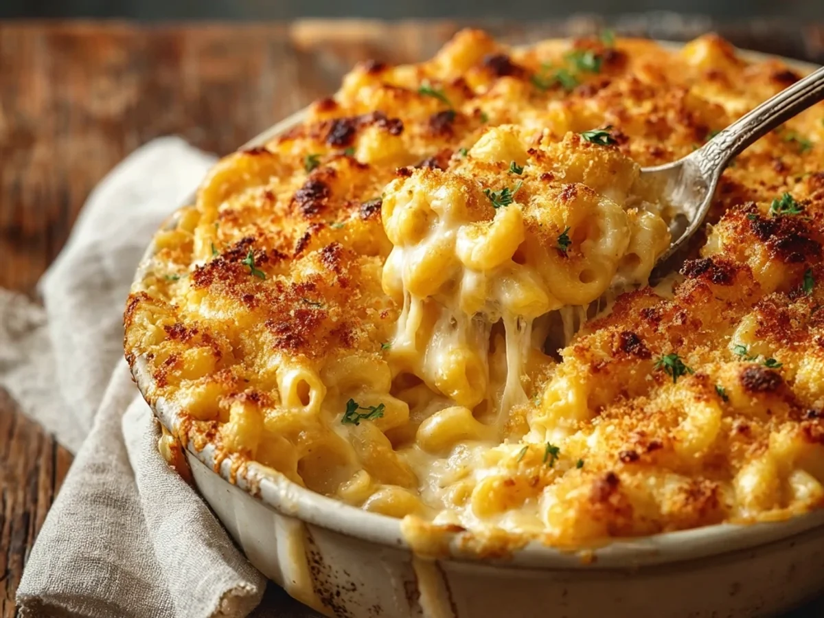 Creamy Homestyle Baked Mac and Cheese for Family Dinners - Featured Image