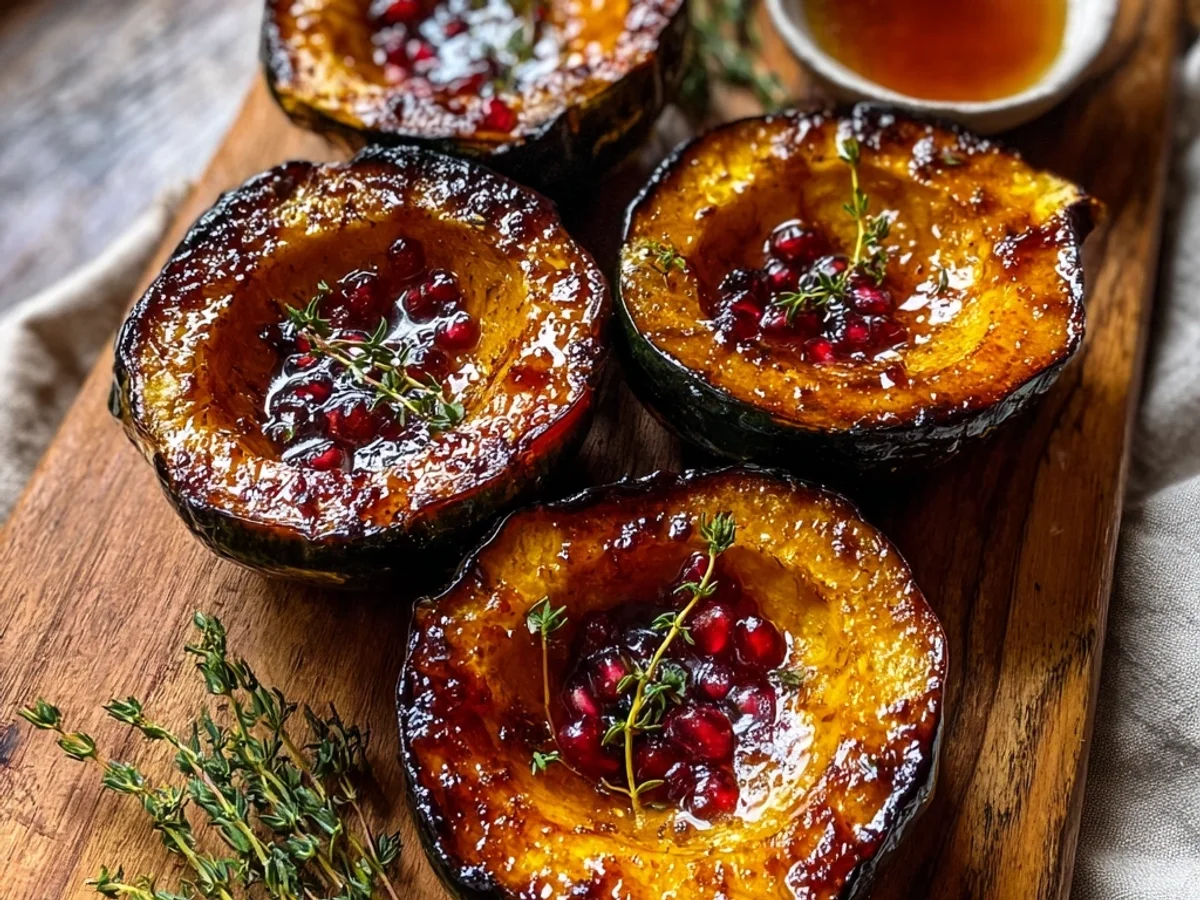 Creamy Honey Glazed Acorn Squash: A Sweet Side - Featured Image