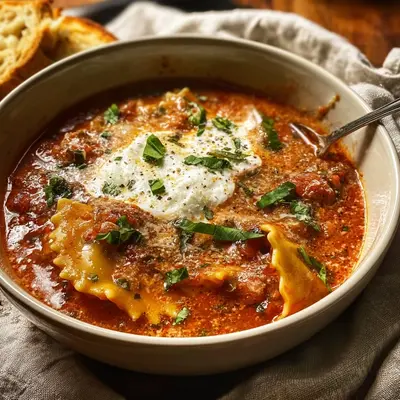 Creamy Lasagna Soup: A Bowl of Heartwarming Comfort