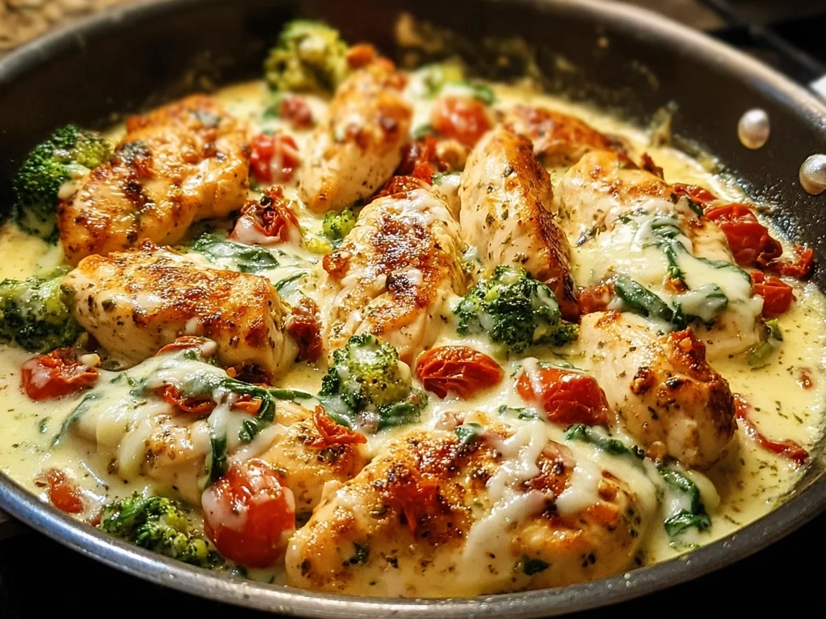 Creamy Low-Carb Tuscan Chicken (Easy & Healthy) - Featured Image