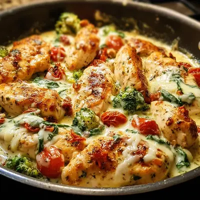 Creamy Low-Carb Tuscan Chicken (Easy & Healthy)