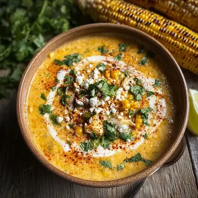 Creamy Mexican Street Corn Soup: A Flavorful Bowl